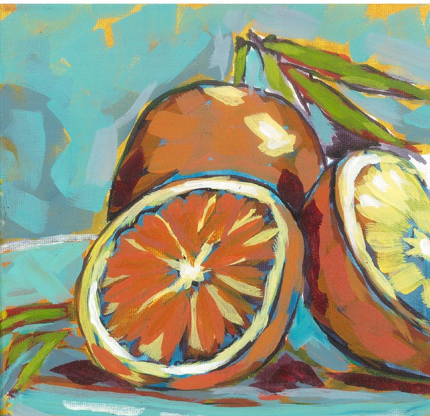 Sliced Oranges - Print