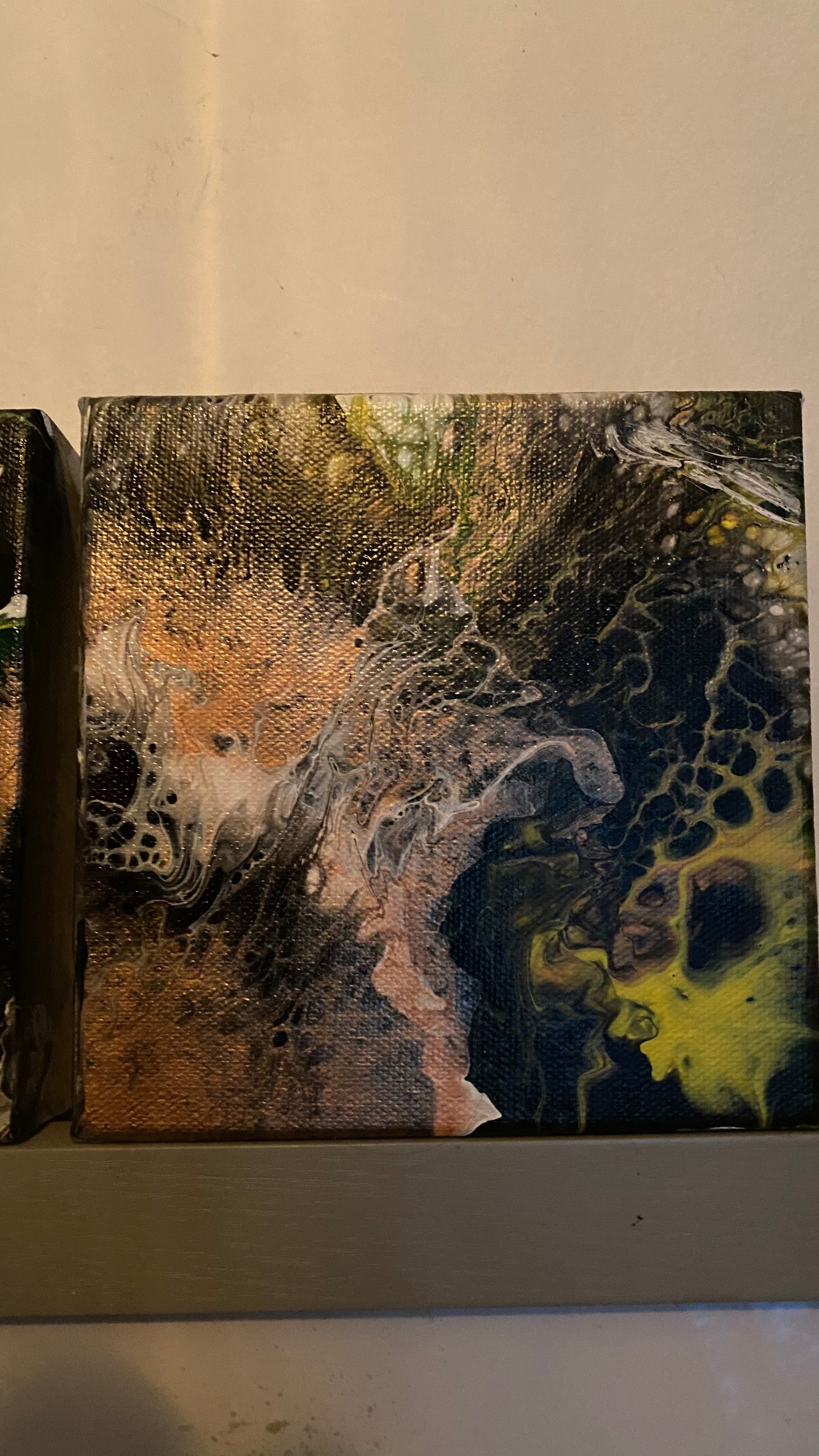 Original Earth Tone Cell Exposure Mini Canvas