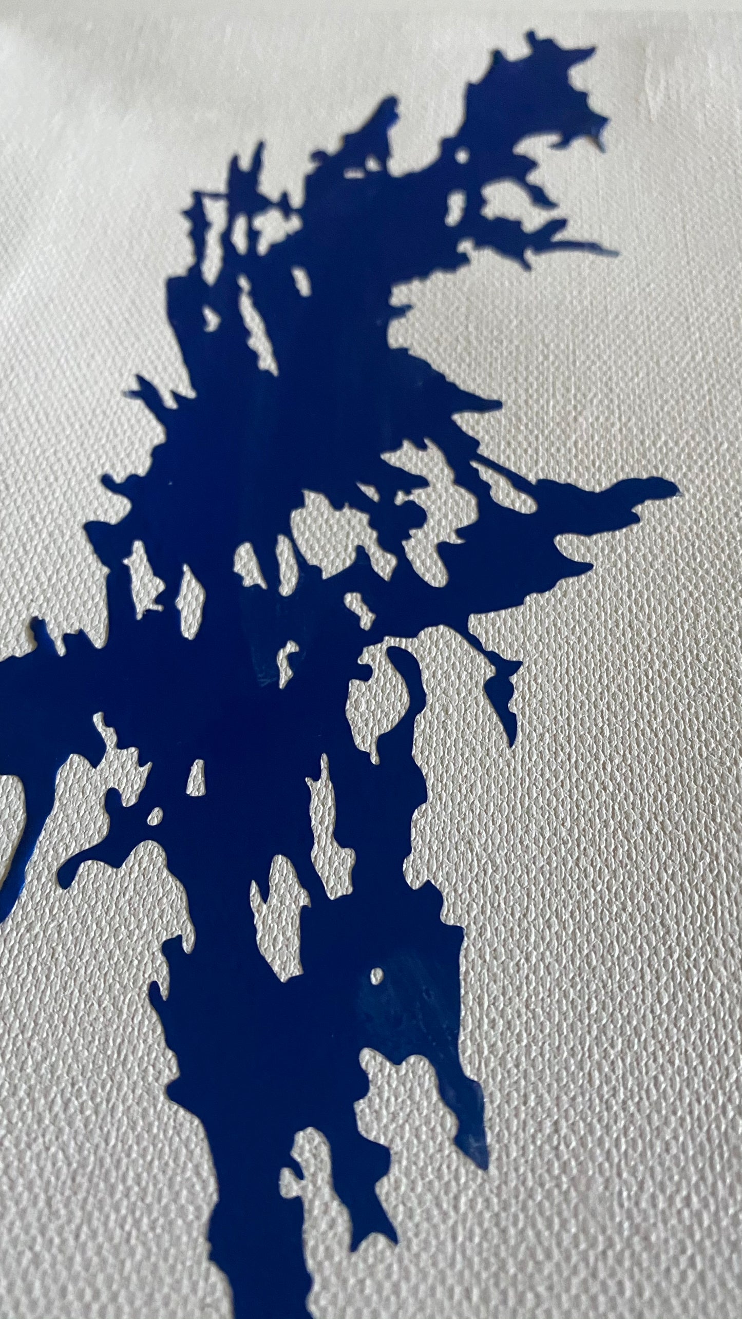 Canadian Vinyl Maps on Canvas - Lake Muskoka