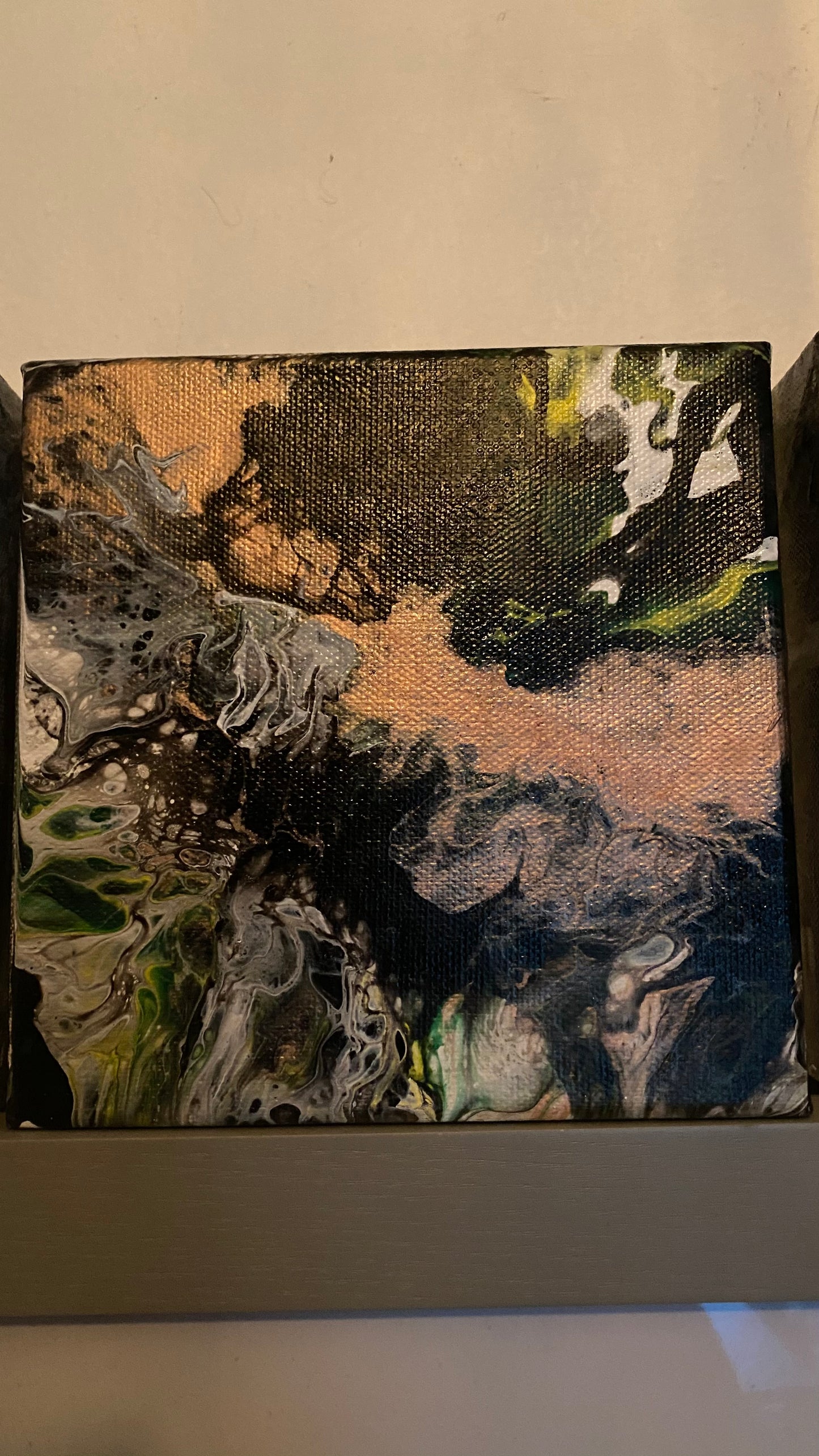 Original Earth Tone Cell Exposure Mini Canvas